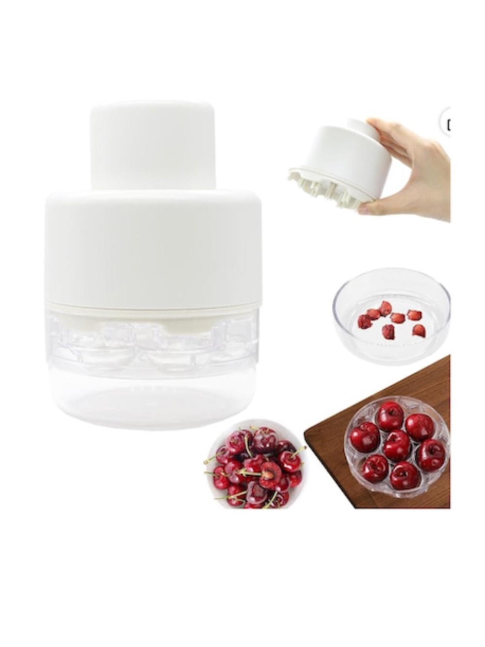 Amazon | Cherry Pitter Tool | White